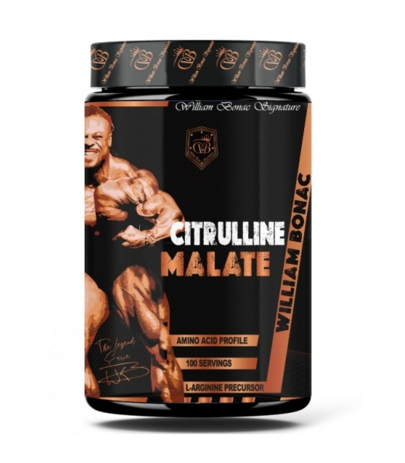 William Bonac THE LEGEND SERIES CITRULLINE MALATE 250 гр / 100 дози